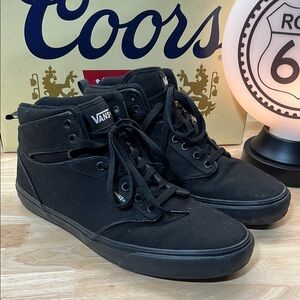 Vans Half Cab Shoes | Black on Black | Size 11